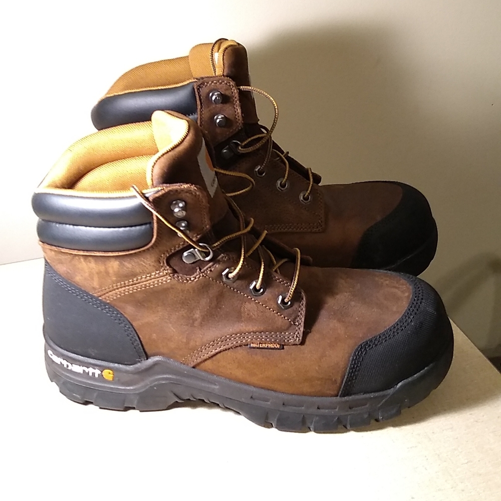 Men's Carhartt Rugged Flex composite toe 6 inch work boots NEW. reg $155+